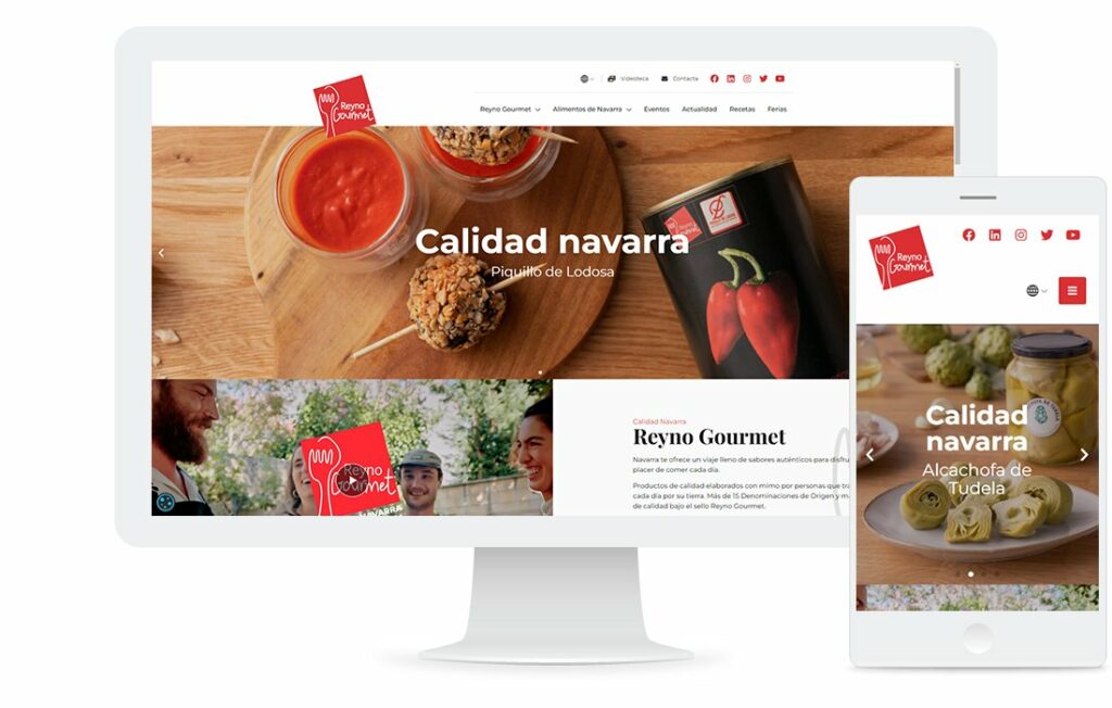 Web de Reyno Gourmet